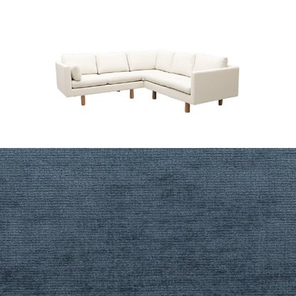 Klädsel till soffa Samsö hörnsoffa 5 sits Tyg Belfast