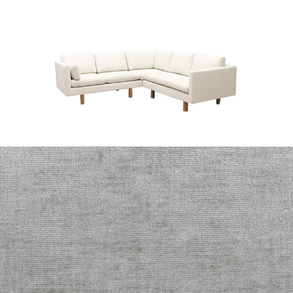 Klädsel till soffa Samsö hörnsoffa 5 sits Tyg Belfast