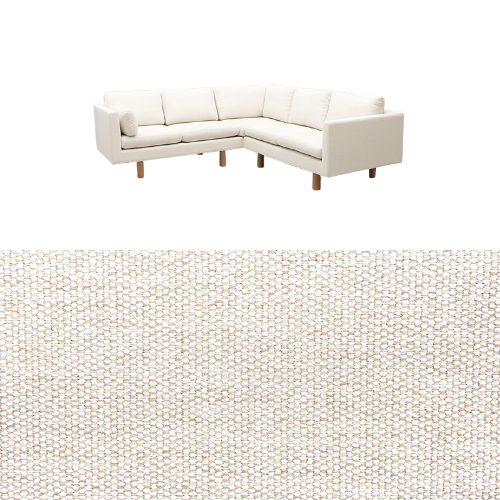 Klädsel till soffa Samsö hörnsoffa 5 sits Tyg Bergamo