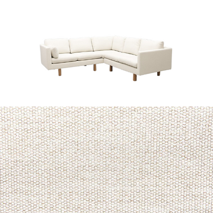 Klädsel till soffa Samsö hörnsoffa 5 sits Tyg Bergamo