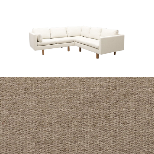 Klädsel till soffa Samsö hörnsoffa 5 sits Tyg Brooklyn