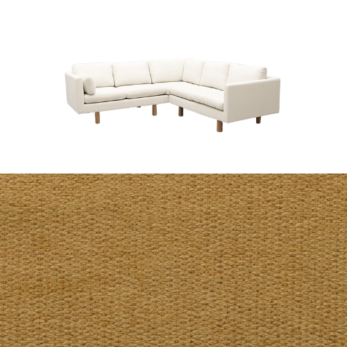 Klädsel till soffa Samsö hörnsoffa 5 sits Tyg Brooklyn