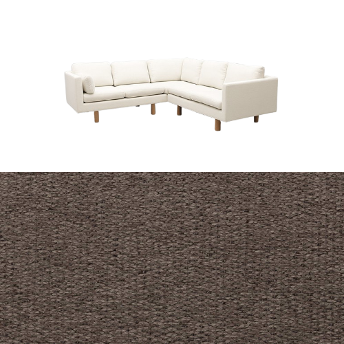 Klädsel till soffa Samsö hörnsoffa 5 sits Tyg Brooklyn