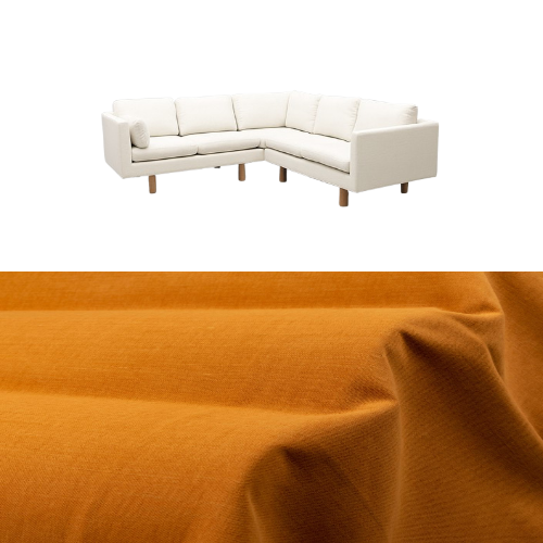 Klädsel till soffa Samsö hörnsoffa 5 sits Tyg Caleido