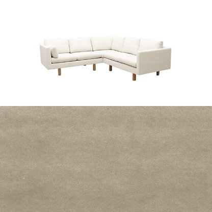 Klädsel till soffa Samsö hörnsoffa 5 sits Tyg Claude