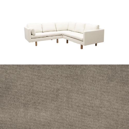 Klädsel till soffa Samsö hörnsoffa 5 sits Tyg Claude