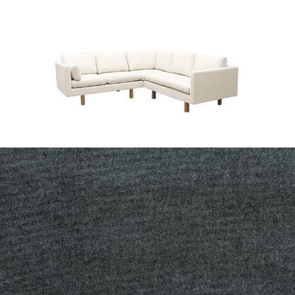 Klädsel till soffa Samsö hörnsoffa 5 sits Tyg Claude