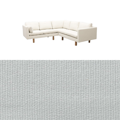 Klädsel till soffa Samsö hörnsoffa 5 sits Tyg Creta