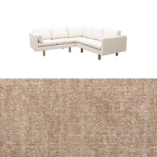 Klädsel till soffa Samsö hörnsoffa 5 sits Tyg Darwin