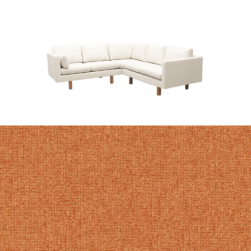 Klädsel till soffa Samsö hörnsoffa 5 sits Tyg Davos