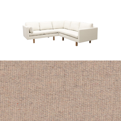 Klädsel till soffa Samsö hörnsoffa 5 sits Tyg Denver