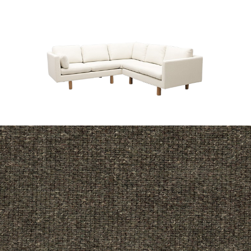 Klädsel till soffa Samsö hörnsoffa 5 sits Tyg Denver