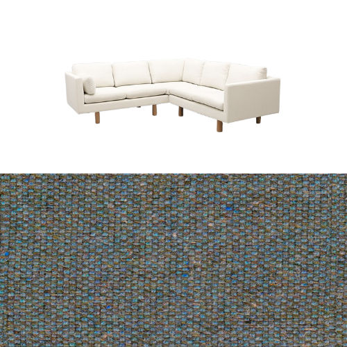 Klädsel till soffa Samsö hörnsoffa 5 sits Tyg Denver