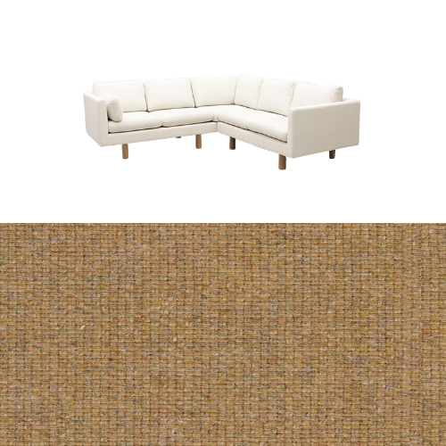 Klädsel till soffa Samsö hörnsoffa 5 sits Tyg Denver