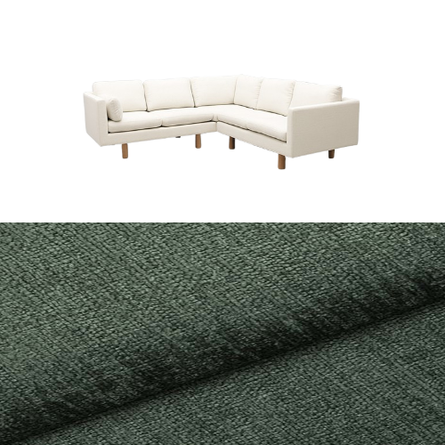 Klädsel till soffa Samsö hörnsoffa 5 sits Tyg Lemma Chenille