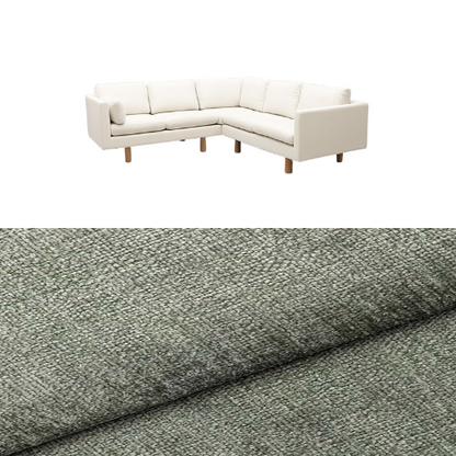 Klädsel till soffa Samsö hörnsoffa 5 sits Tyg Lemma Chenille