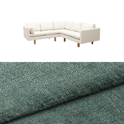 Klädsel till soffa Samsö hörnsoffa 5 sits Tyg Lemma Chenille