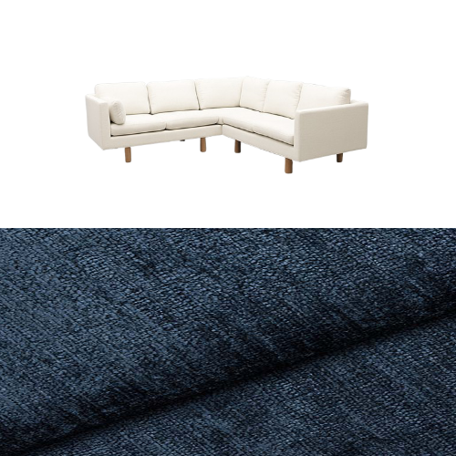 Klädsel till soffa Samsö hörnsoffa 5 sits Tyg Lemma Chenille