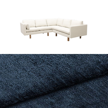 Klädsel till soffa Samsö hörnsoffa 5 sits Tyg Lemma Chenille