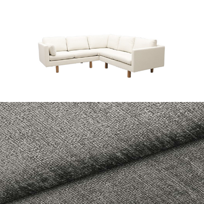 Klädsel till soffa Samsö hörnsoffa 5 sits Tyg Lemma Chenille