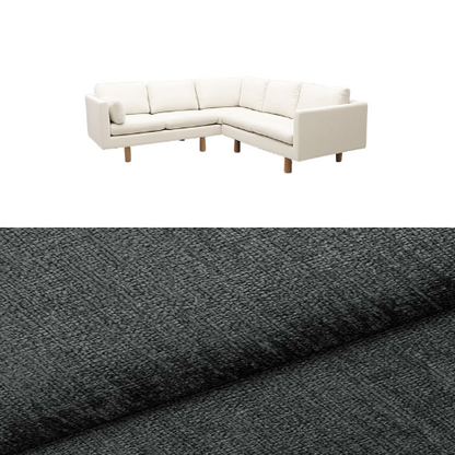 Klädsel till soffa Samsö hörnsoffa 5 sits Tyg Lemma Chenille