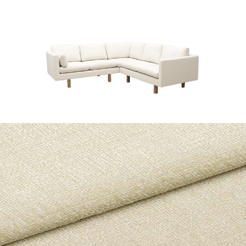 Klädsel till soffa Samsö hörnsoffa 5 sits Tyg Lemma Chenille