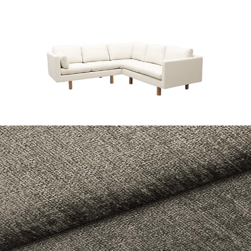 Klädsel till soffa Samsö hörnsoffa 5 sits Tyg Lemma Chenille