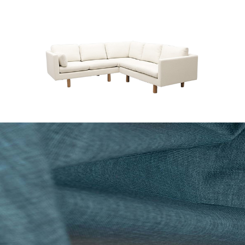 Klädsel till soffa Samsö hörnsoffa 5 sits Tyg Lido