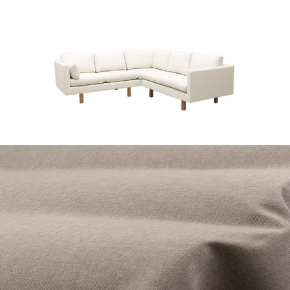 Klädsel till soffa Samsö hörnsoffa 5 sits Tyg Lido