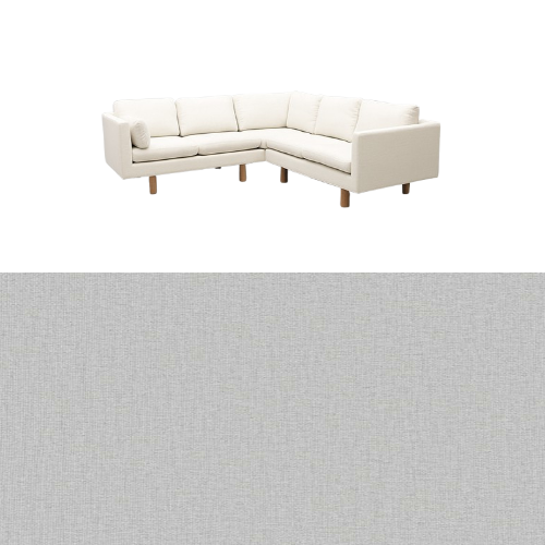 Klädsel till soffa Samsö hörnsoffa 5 sits Tyg Lido