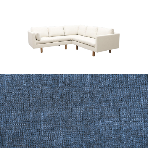 Klädsel till soffa Samsö hörnsoffa 5 sits Tyg Linea