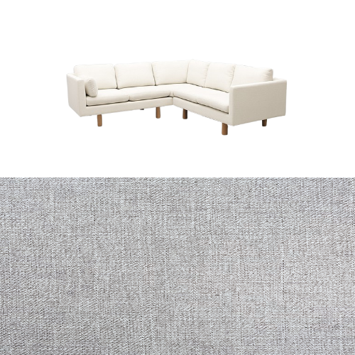Klädsel till soffa Samsö hörnsoffa 5 sits Tyg Linea