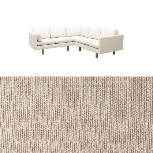 Klädsel till soffa Samsö hörnsoffa 5 sits Tyg Madeira