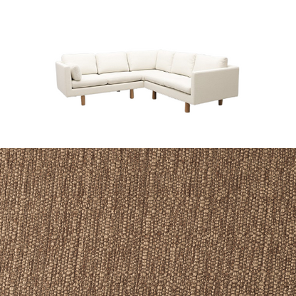 Klädsel till soffa Samsö hörnsoffa 5 sits Tyg Madeira