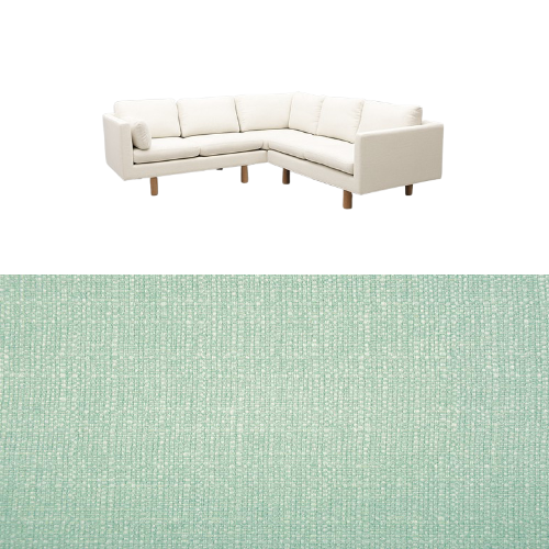 Klädsel till soffa Samsö hörnsoffa 5 sits Tyg Madeira