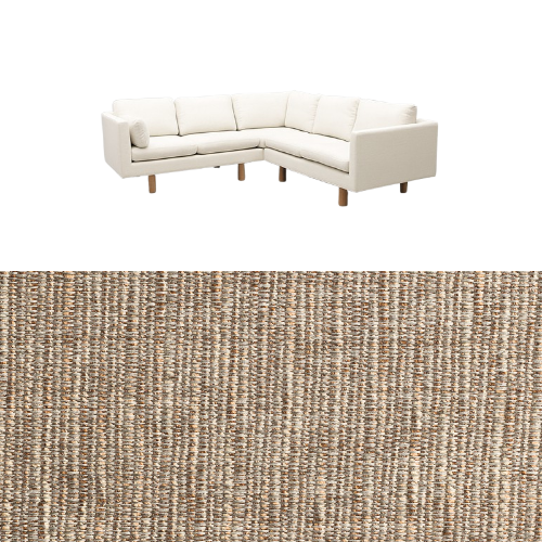 Klädsel till soffa Samsö hörnsoffa 5 sits Tyg Picasso