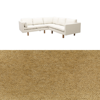 Klädsel till soffa Samsö hörnsoffa 5 sits Tyg Venus