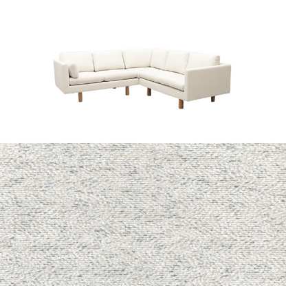 Klädsel till soffa Samsö hörnsoffa 5 sits Tyg Venus