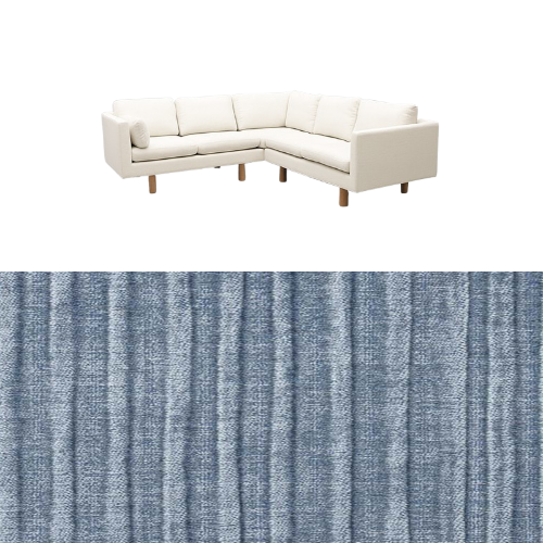 Klädsel till soffa Samsö hörnsoffa 5 sits Tyg Vamos