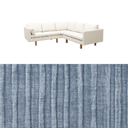 Klädsel till soffa Samsö hörnsoffa 5 sits Tyg Vamos