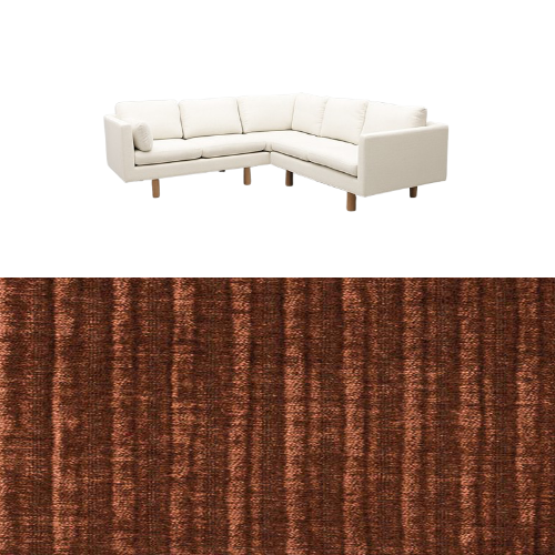 Klädsel till soffa Samsö hörnsoffa 5 sits Tyg Vamos