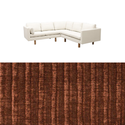 Klädsel till soffa Samsö hörnsoffa 5 sits Tyg Vamos