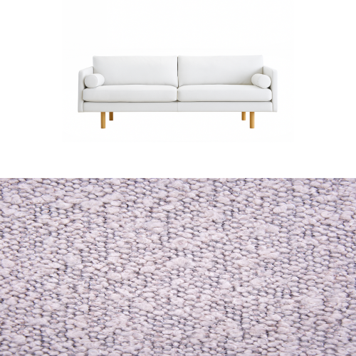 Klädsel till soffa Saxo Living Classic Tyg Ascot bouclé