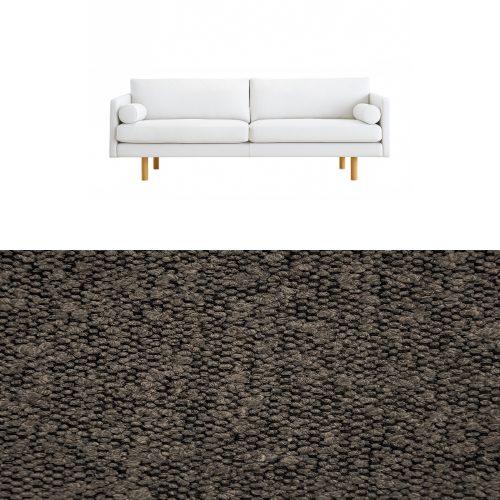 Klädsel till soffa Saxo Living Classic Tyg Ascot bouclé