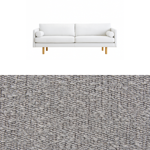 Klädsel till soffa Saxo Living Classic Tyg Ascot bouclé