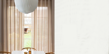 Tunn Hotellgardin Graceful (Transparent) Wave