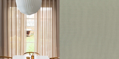 Tunn Hotellgardin Graceful (Transparent) Veckband