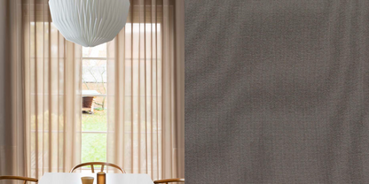 Tunn Hotellgardin Graceful (Transparent) Veckband