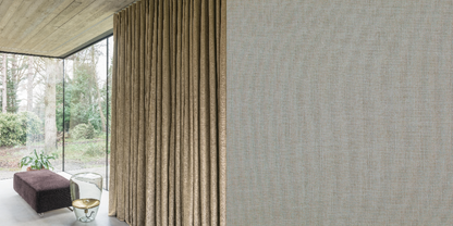 Vävd Linnestrukturgardin Cairo Veckband