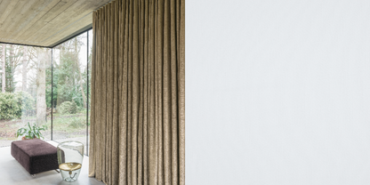 Vävd Linnestrukturgardin Mörkläggande Cairo (Fodrad) Veckband